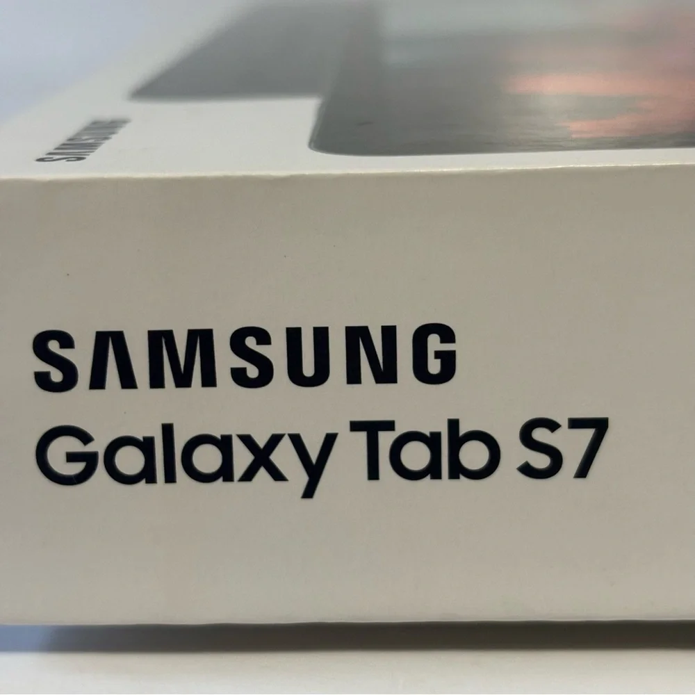 SAMSUNG GALAXY Tab S7 NEW EMPTY BOX WITH KEY & paperwork Gift box